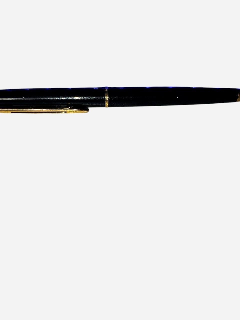 Classic Waterford Black Ballpoint Pen with Gold Trim‎